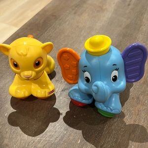 3 for $30 vintage Dumbo and Simba Fisher Price Toys
